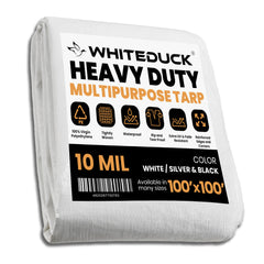 White Duck Outdoors Heavy Duty Poly Tarp 10 mil, 6 oz.