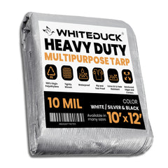 White Duck Outdoors Heavy Duty Poly Tarp 10 mil, 6 oz.