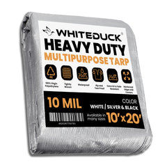 White Duck Outdoors Heavy Duty Poly Tarp 10 mil, 6 oz.