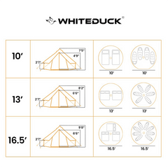 White Duck Outdoors 16' Regatta Bell Tent
