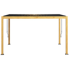 Outsunny Aluminum Louvered Pergola with Adjustable Roof, 10' x 13' Hardtop Gazebo for Patio, Deck, Garden, Yard, Beach 84C-454V01ND