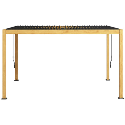 Outsunny Aluminum Louvered Pergola with Adjustable Roof, 10' x 13' Hardtop Gazebo for Patio, Deck, Garden, Yard, Beach 84C-454V01ND