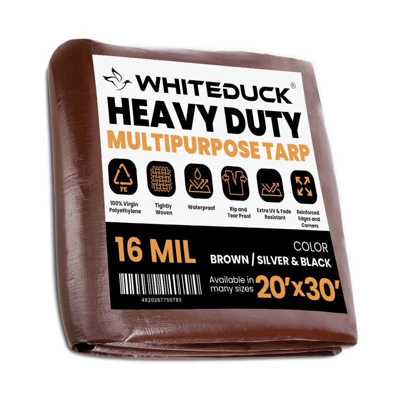 White Duck Outdoors 20’ x 30’ Super Heavy Duty Poly Tarp
