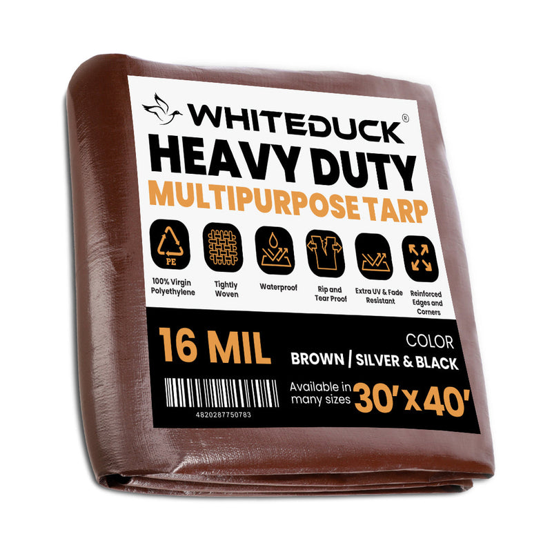 White Duck Outdoors 30’ x 40’ Super Heavy Duty Poly Tarp