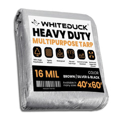 White Duck Outdoors 40’ x 60’ Super Heavy Duty Poly Tarp
