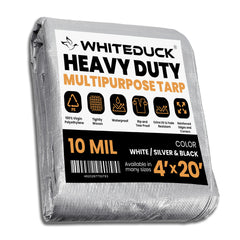 White Duck Outdoors Heavy Duty Poly Tarp 10 mil, 6 oz.