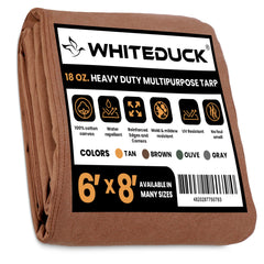 White Duck Outdoors  18 oz. 100% Cotton Canvas Tarp