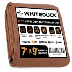 White Duck Outdoors  18 oz. 100% Cotton Canvas Tarp