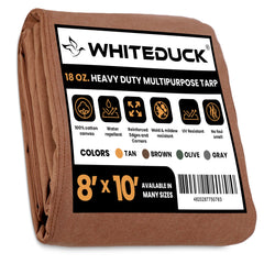 White Duck Outdoors  18 oz. 100% Cotton Canvas Tarp