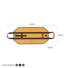 White Duck Outdoors Diamond Shape Canvas Firewood Log Carriers
