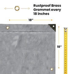White Duck Outdoors  15' x 15' Super Heavy Duty Poly Tarp