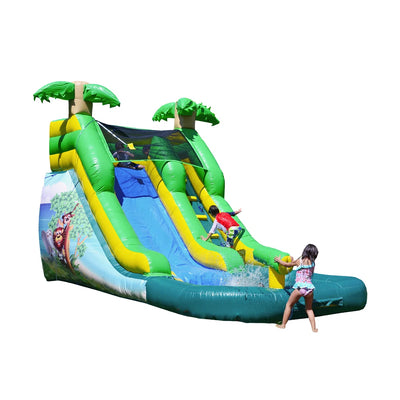 JumpOrange 12 FT Safari Commercial Grade Water Slide with Pool for Kids (with Blower) JPOG1061
