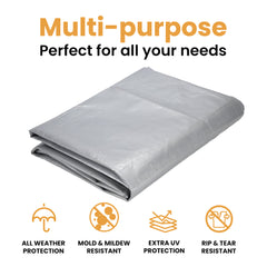 White Duck Outdoors Heavy Duty Poly Tarp 10 mil, 6 oz.