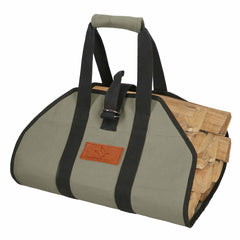 White Duck Outdoors Diamond Shape Canvas Firewood Log Carriers