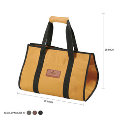 White Duck Outdoors Rectangle Canvas Firewood Log Carriers
