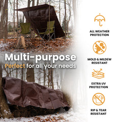 White Duck Outdoors 10’ x 10’ Super Heavy Duty Poly Tarp