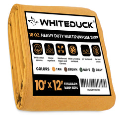 White Duck Outdoors  18 oz. 100% Cotton Canvas Tarp