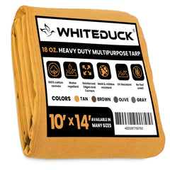 White Duck Outdoors  18 oz. 100% Cotton Canvas Tarp