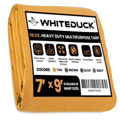 White Duck Outdoors  18 oz. 100% Cotton Canvas Tarp