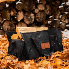 White Duck Outdoors Tote Shape Canvas Firewood Log Carriers