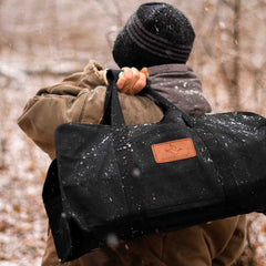 White Duck Outdoors Tote Shape Canvas Firewood Log Carriers