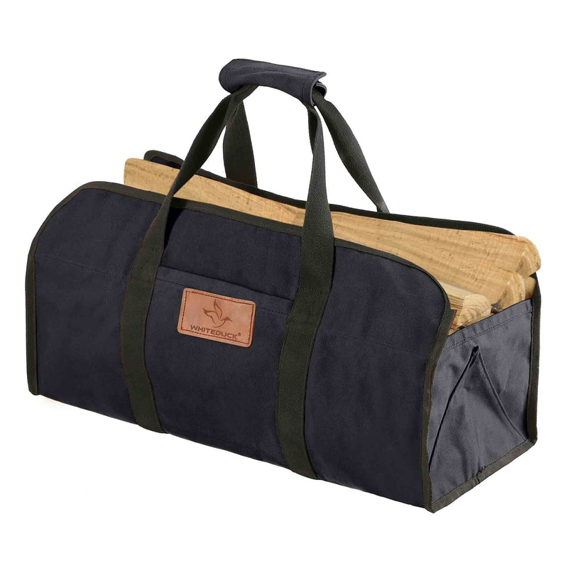 White Duck Outdoors Tote Shape Canvas Firewood Log Carriers