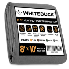 White Duck Outdoors  18 oz. 100% Cotton Canvas Tarp