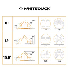 White Duck Outdoors 20' Regatta Bell Tent